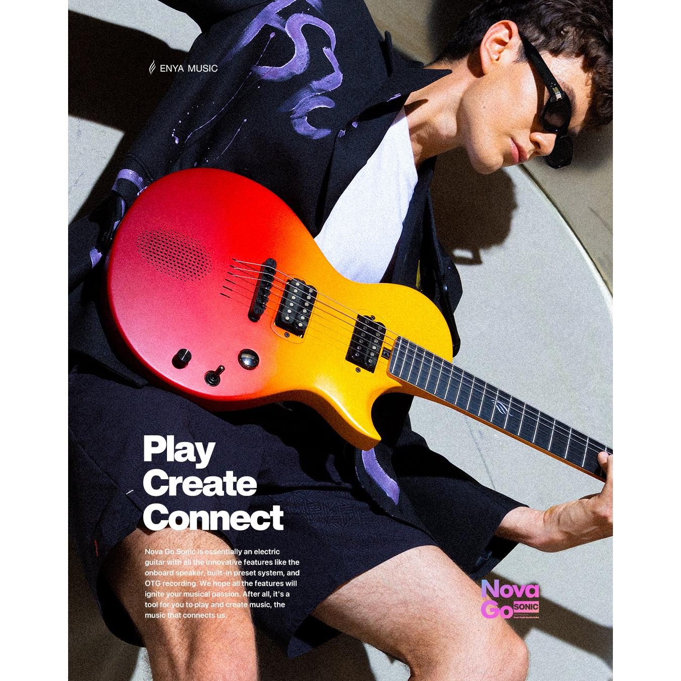 Đàn Guitar Enya Nova Go Sonic Colorful