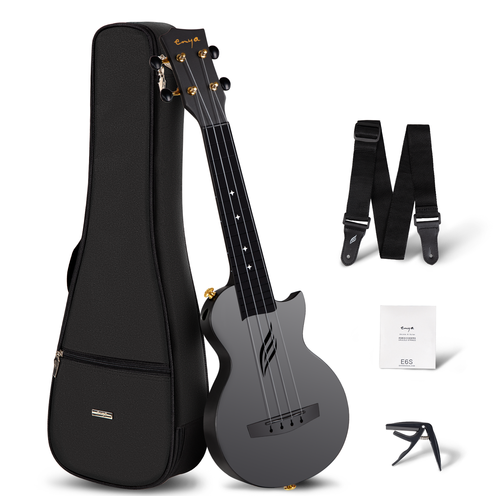 Đàn Ukulele Enya Nova U Mini - Black