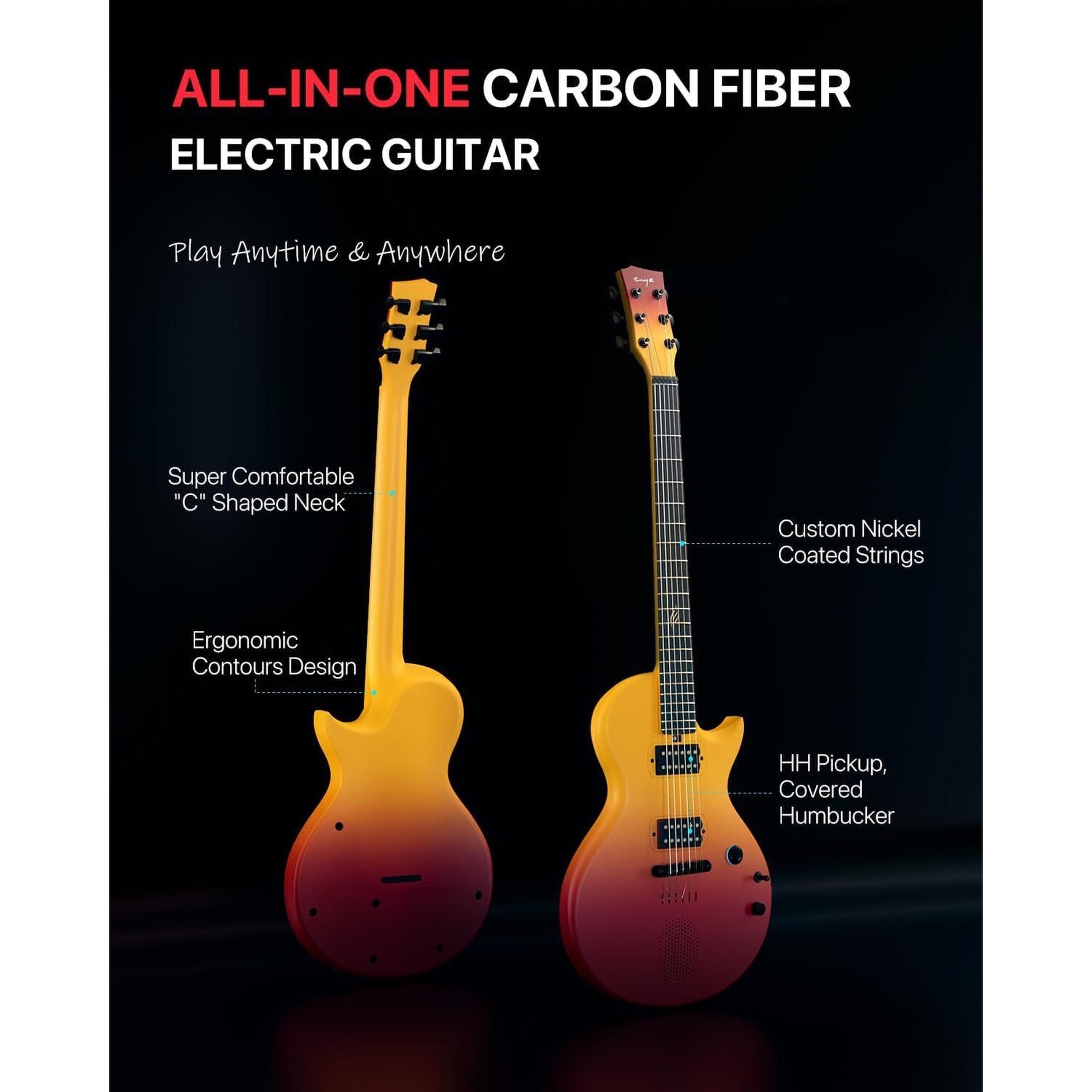 Đàn Guitar Enya Nova Go Sonic Colorful