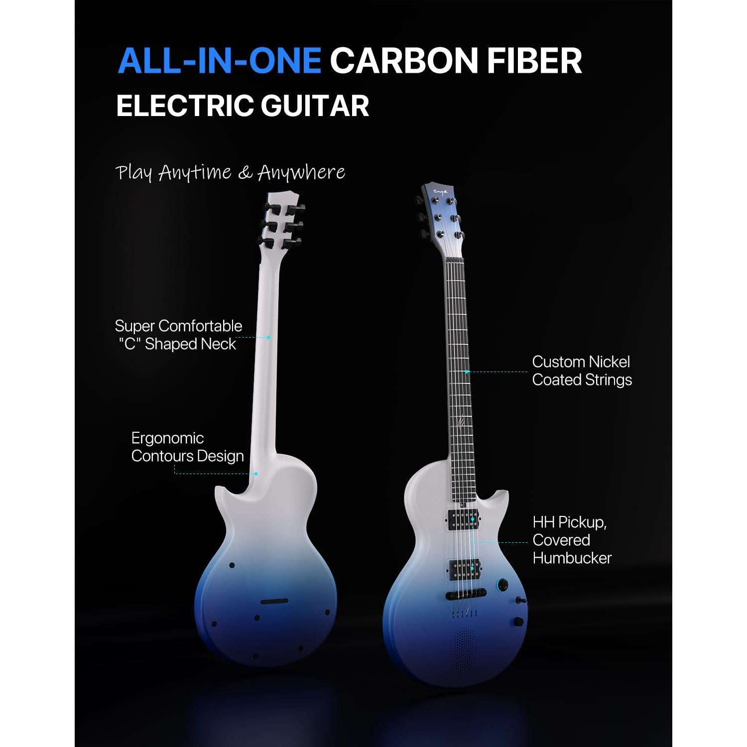 Đàn Guitar Enya Nova Go Sonic Colorful