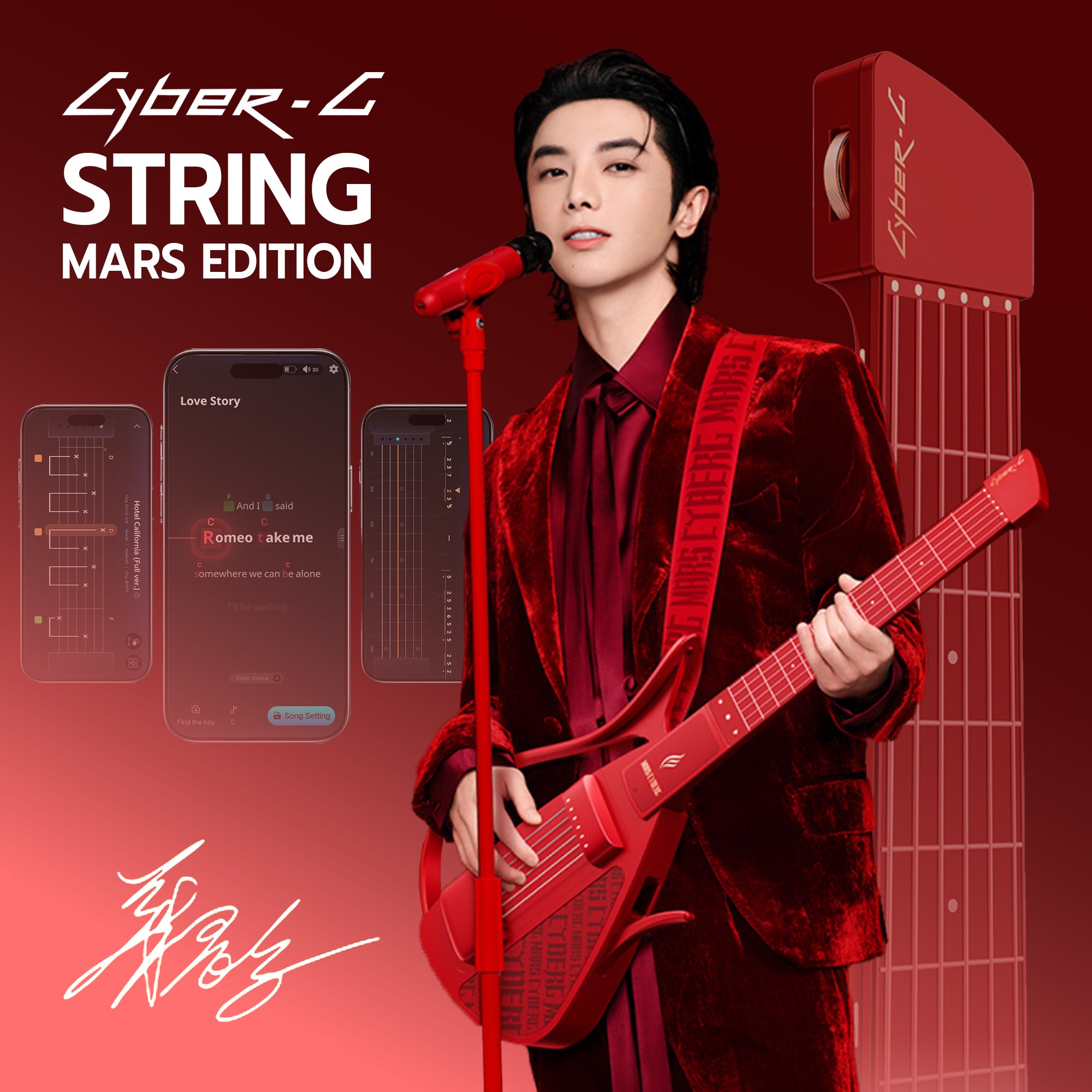 Đàn Guitar Enya Cyber-G Mars - Hua Chenyu