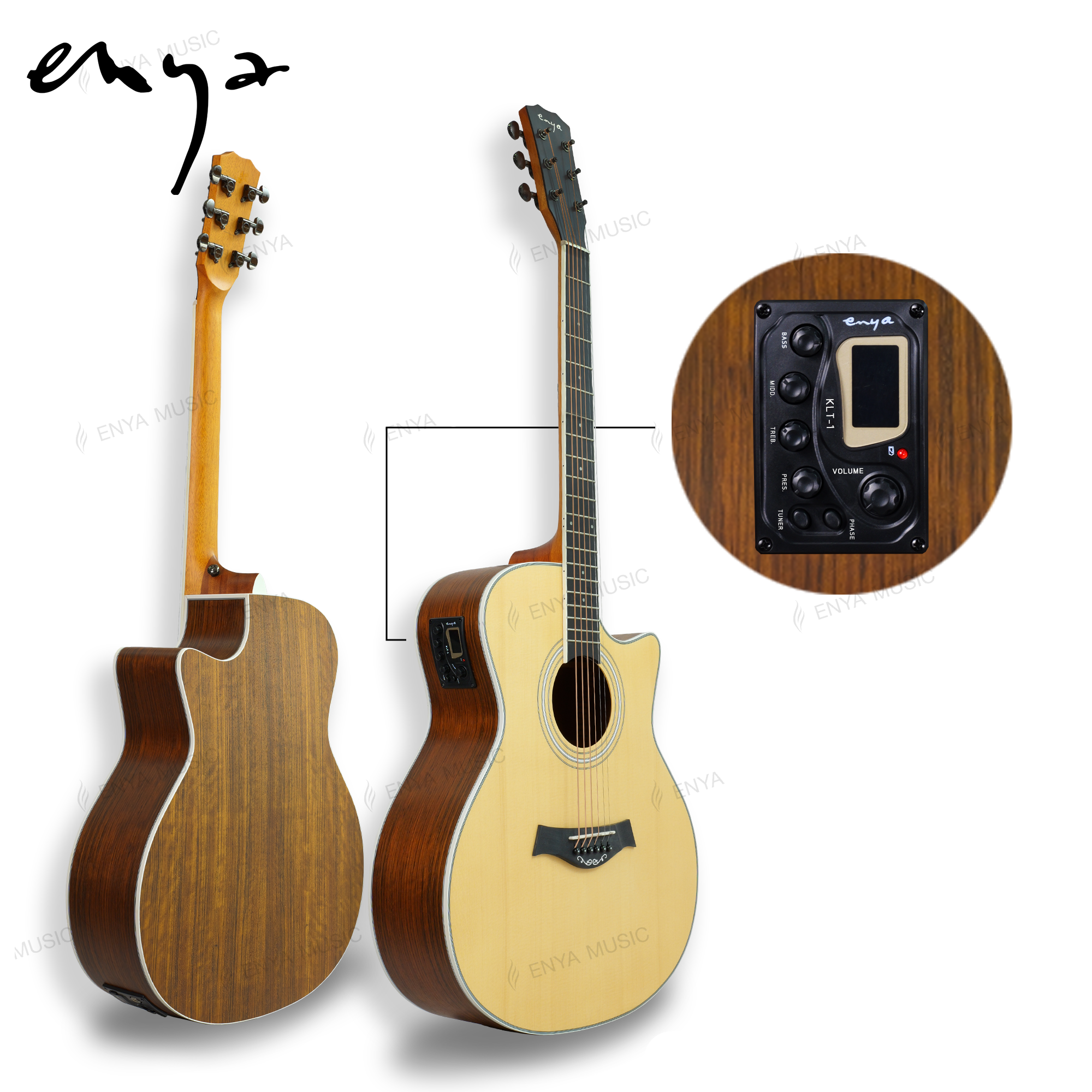 Đàn Guitar Enya 40 Grand Auditorium