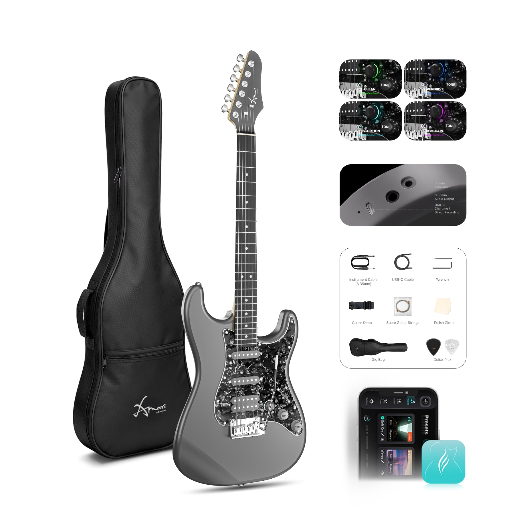 Đàn Guitar Enya Amari E-SP1 Basic