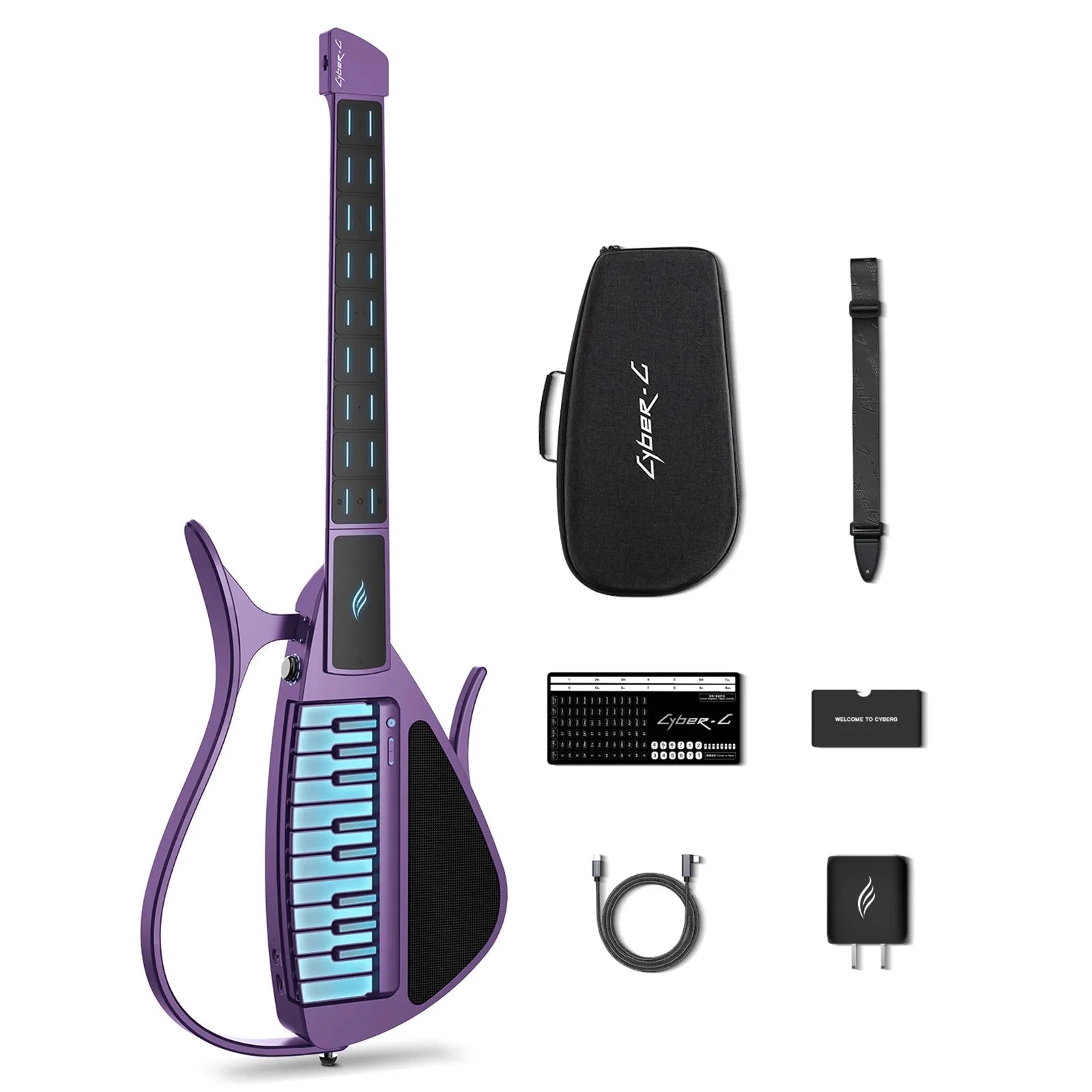 Đàn Guitar Enya Cyber G - Purple