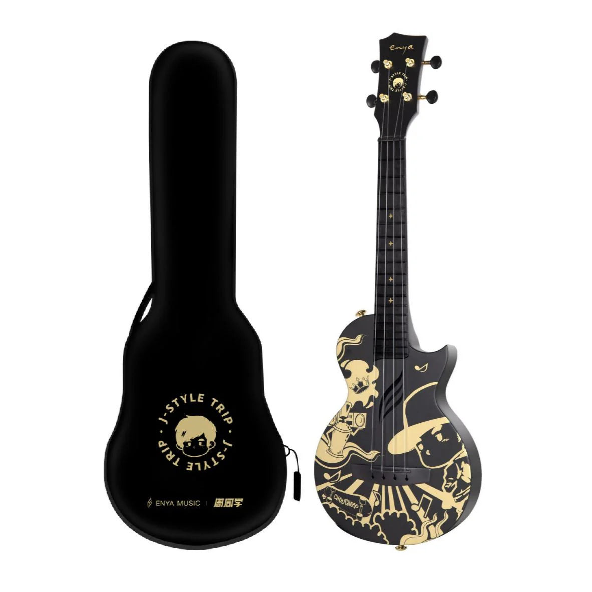 Đàn Ukulele Enya Nova U - Jay Chou Black