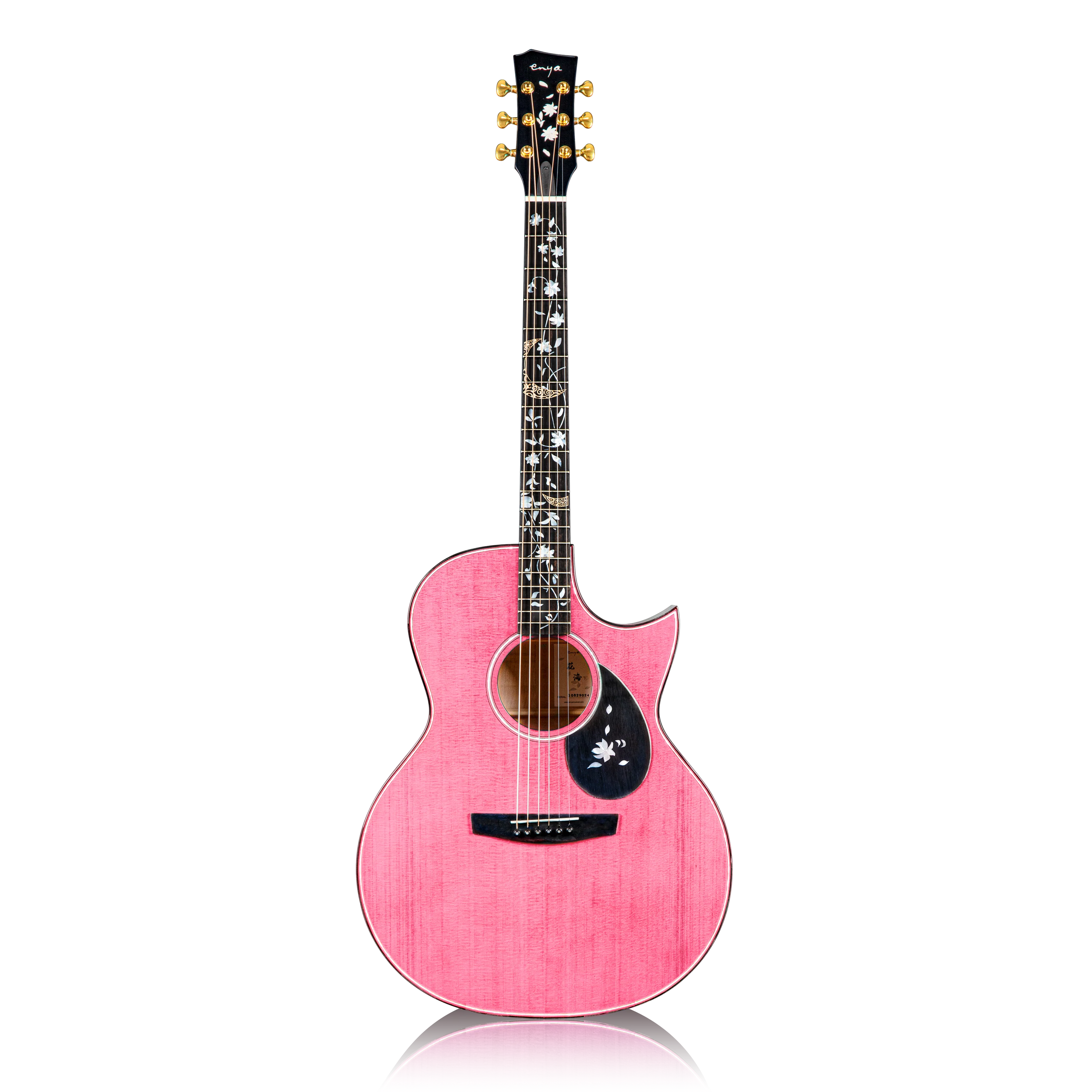 Đàn Guitar Enya Flowers Ocean Standard AJ - Pink