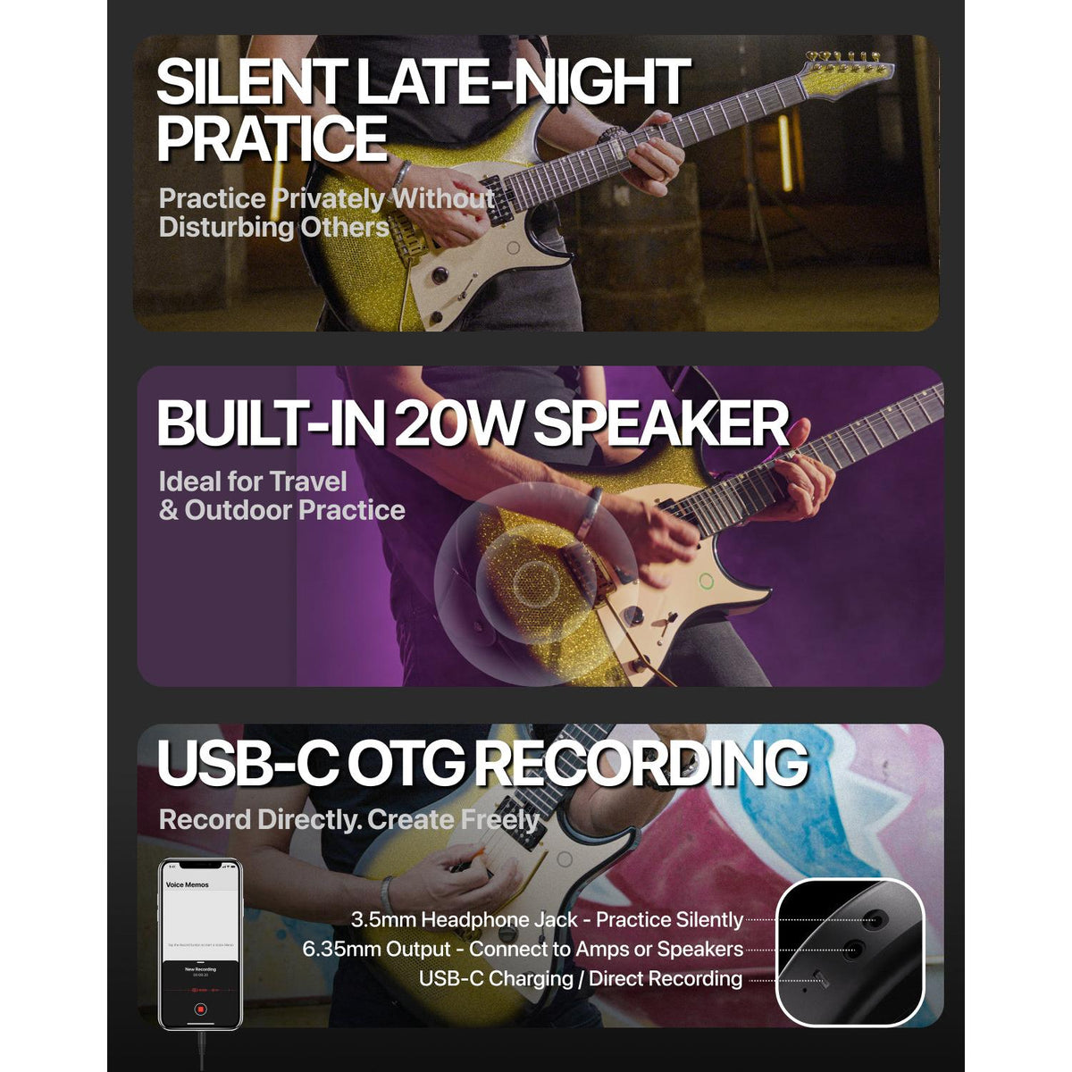 Đàn Guitar Enya Inspire Pro SD Oz - Ozielzinho