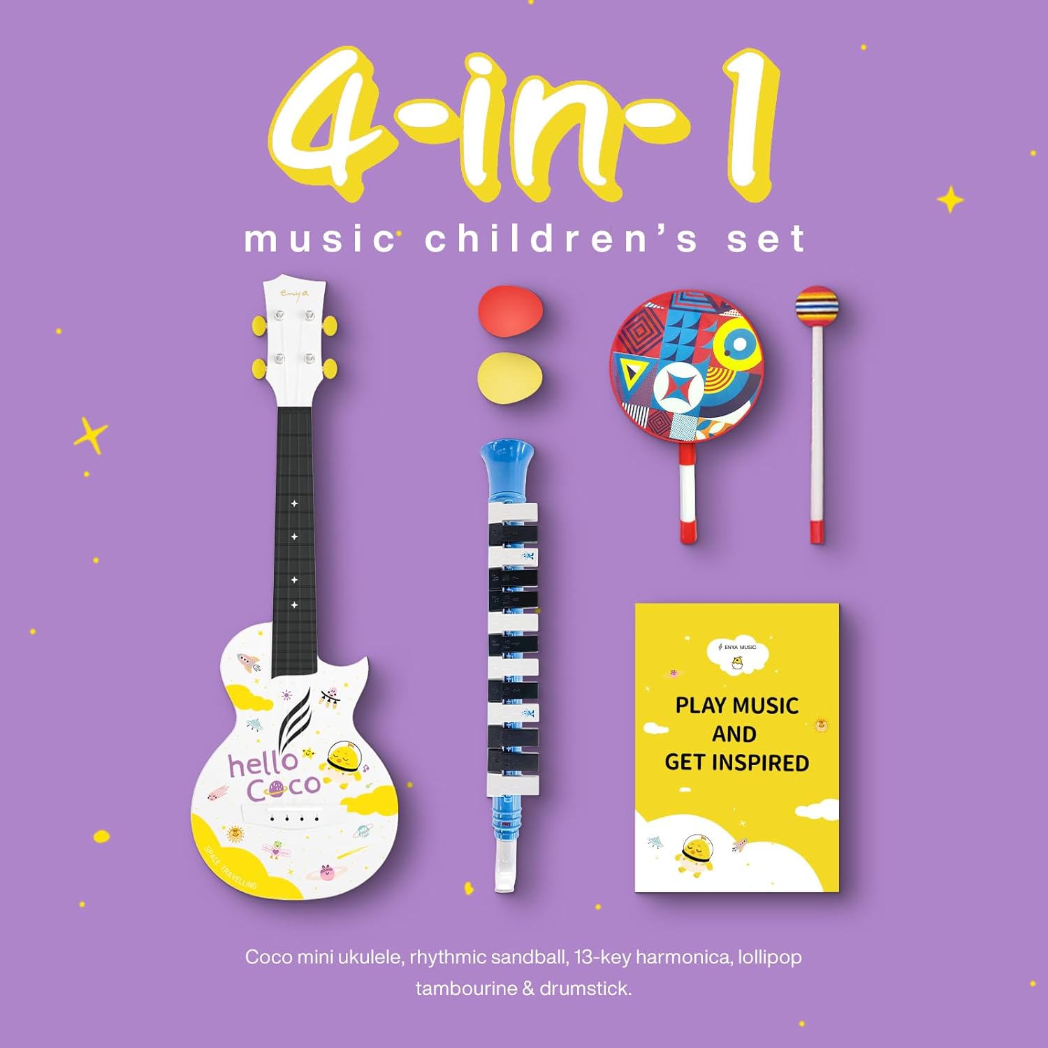 Đàn Ukulele Enya Nova U Mini Coco