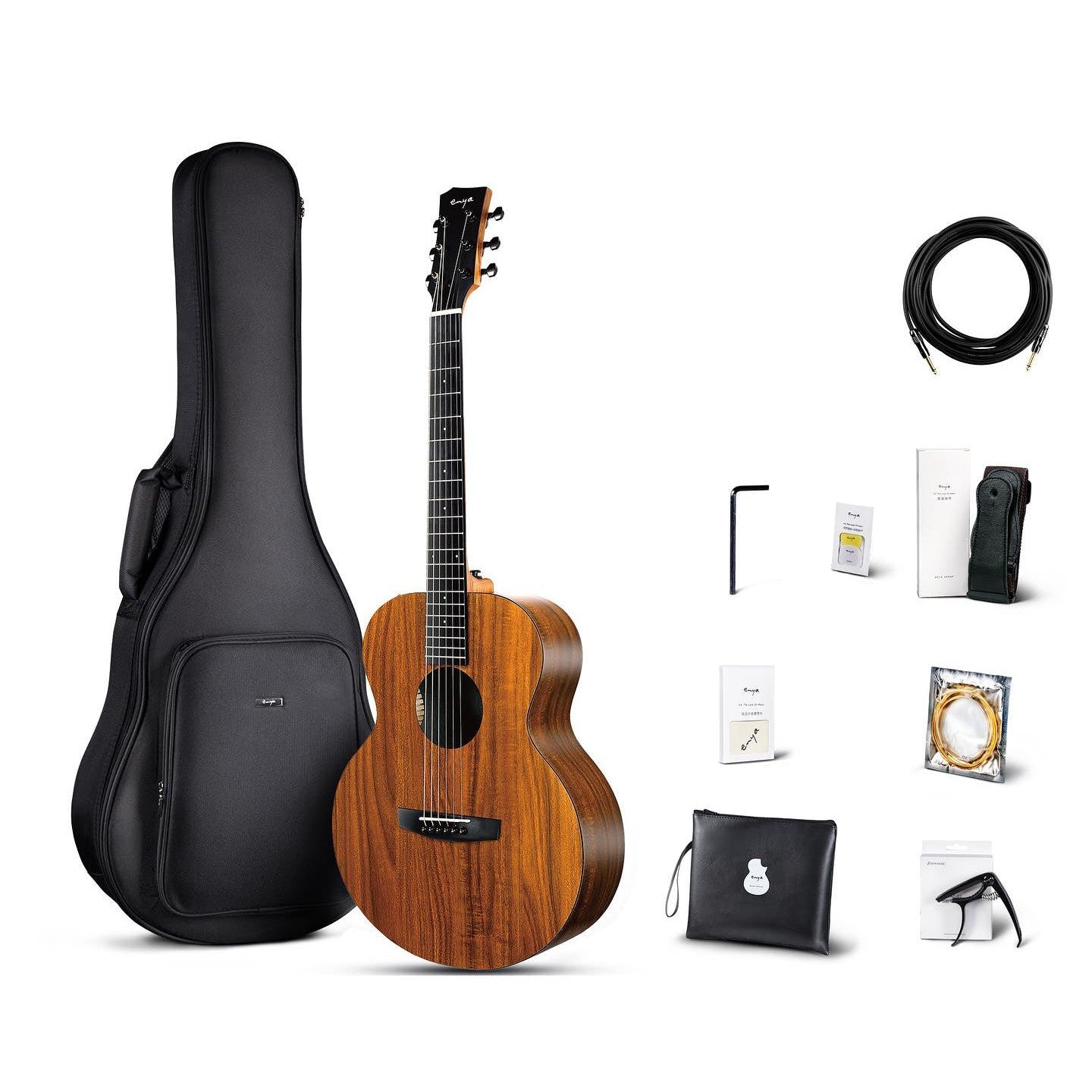 Đàn Guitar Enya EA X1 EQ - Natural