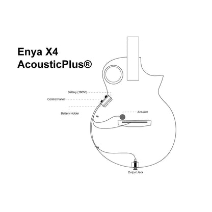 Đàn Guitar Enya X4 Pro EQ AcousticPlus