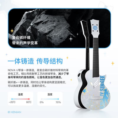 Đàn Ukulele Enya Nova U Galaxy Singer - Luo Tianyi