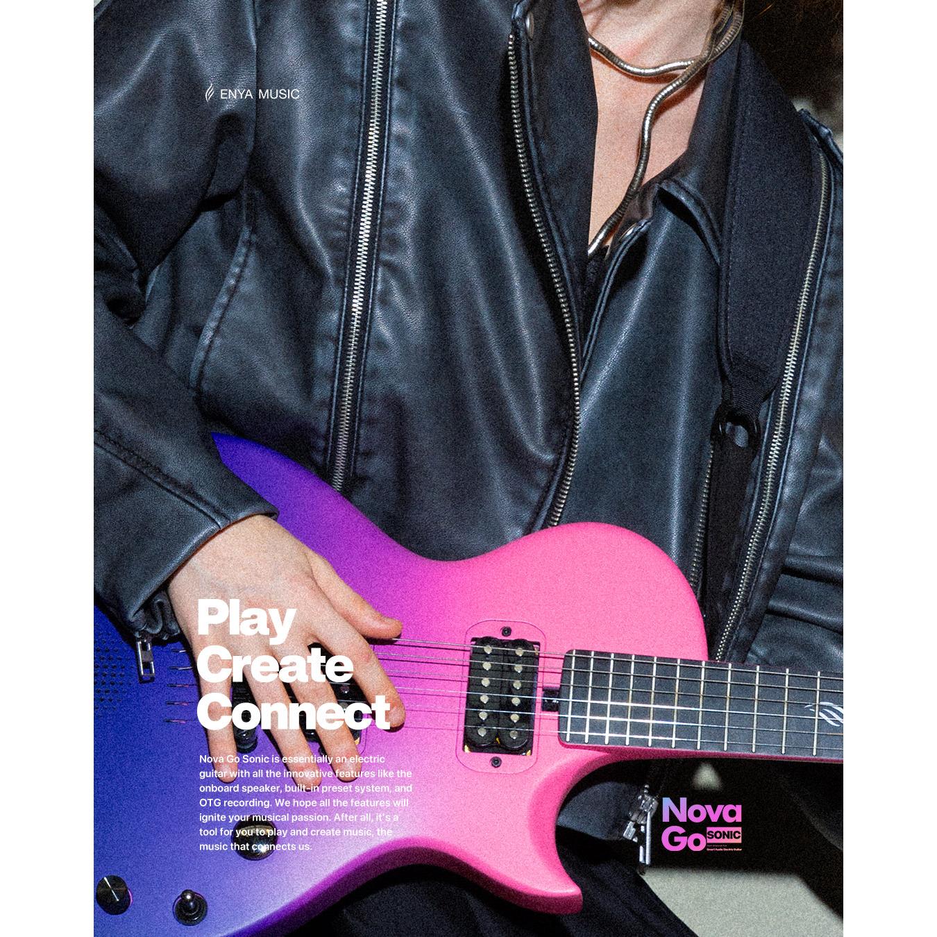 Đàn Guitar Enya Nova Go Sonic Colorful