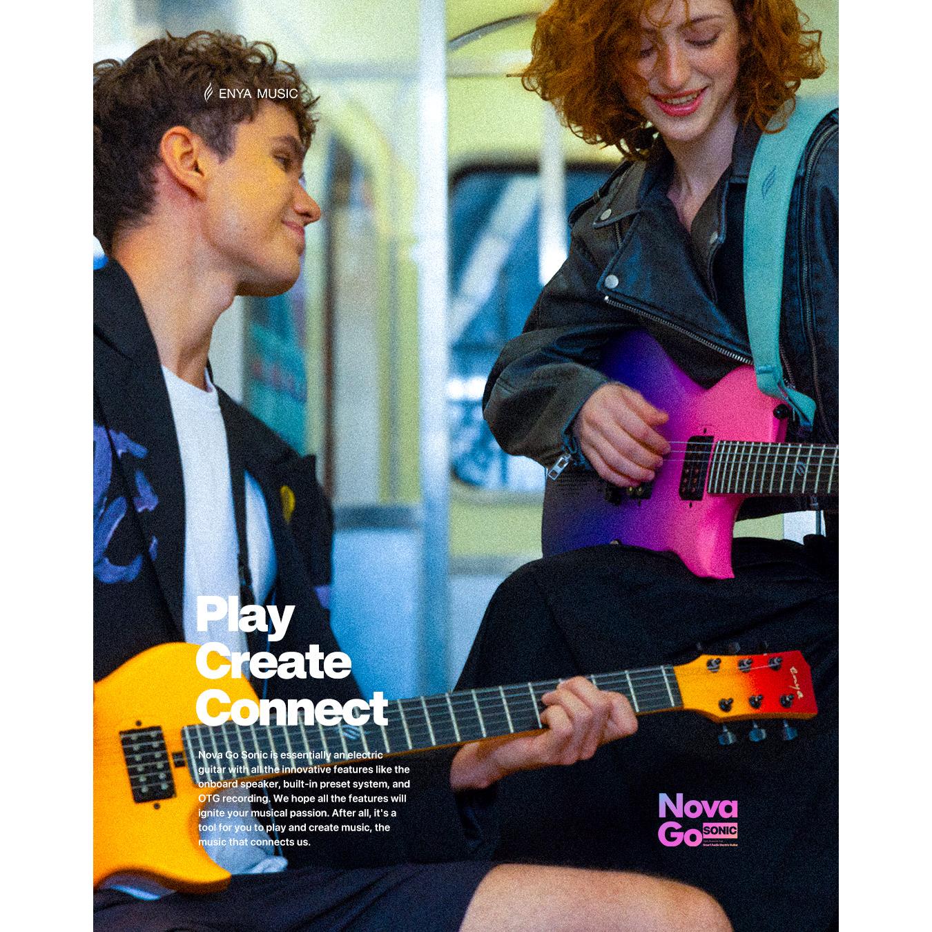 Đàn Guitar Enya Nova Go Sonic Colorful