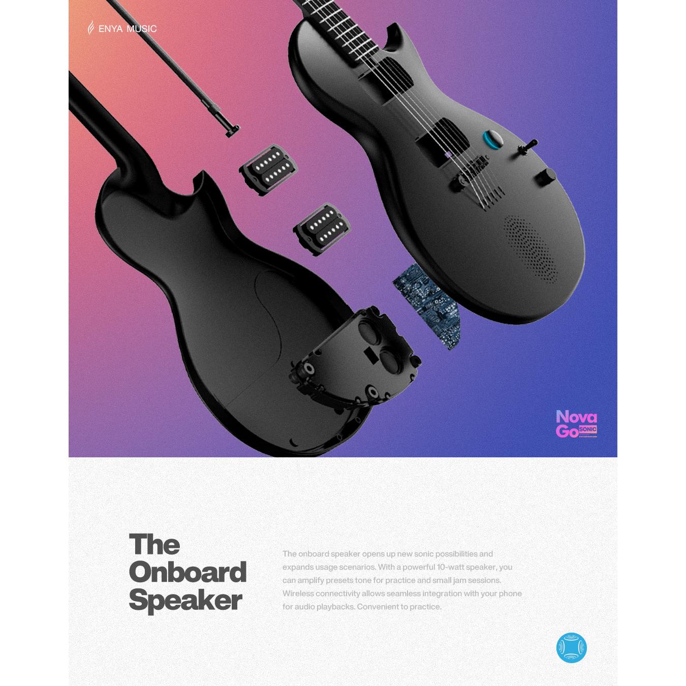 Đàn Guitar Enya Nova Go Sonic Colorful