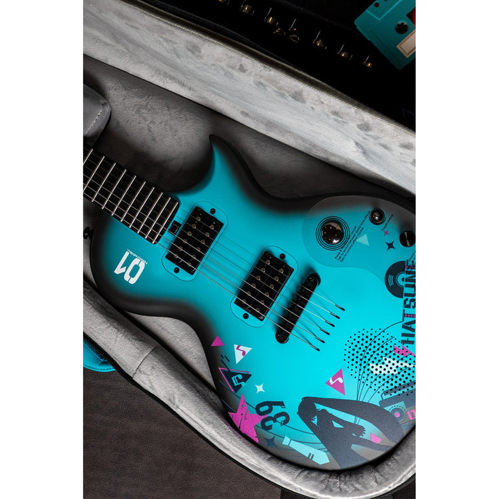 Đàn Guitar Enya Nova Go Sonic - Hatsune Miku Edition Blue