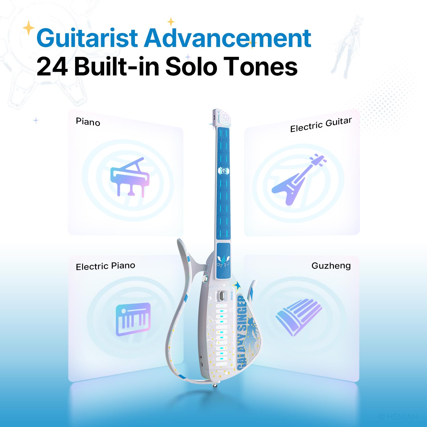 Đàn Guitar Enya Cyber-G Galaxy Singer - Luo Tianyi