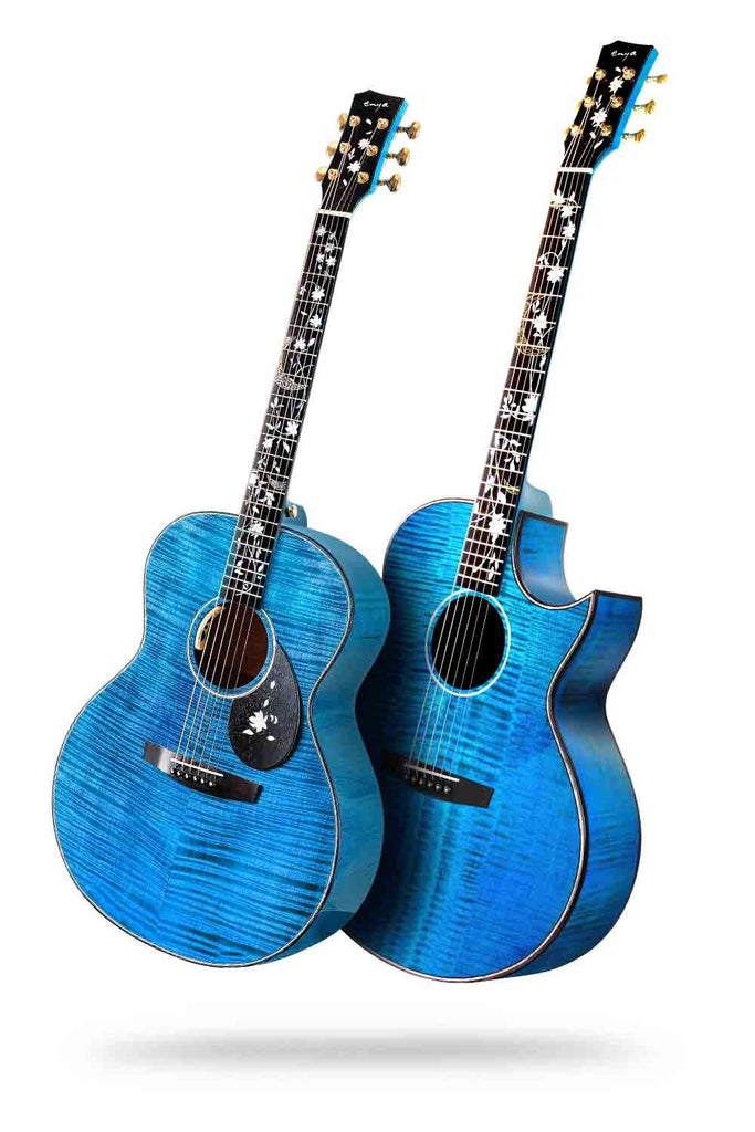 Đàn Guitar Enya Flowers Ocean Standard AJ - Blue