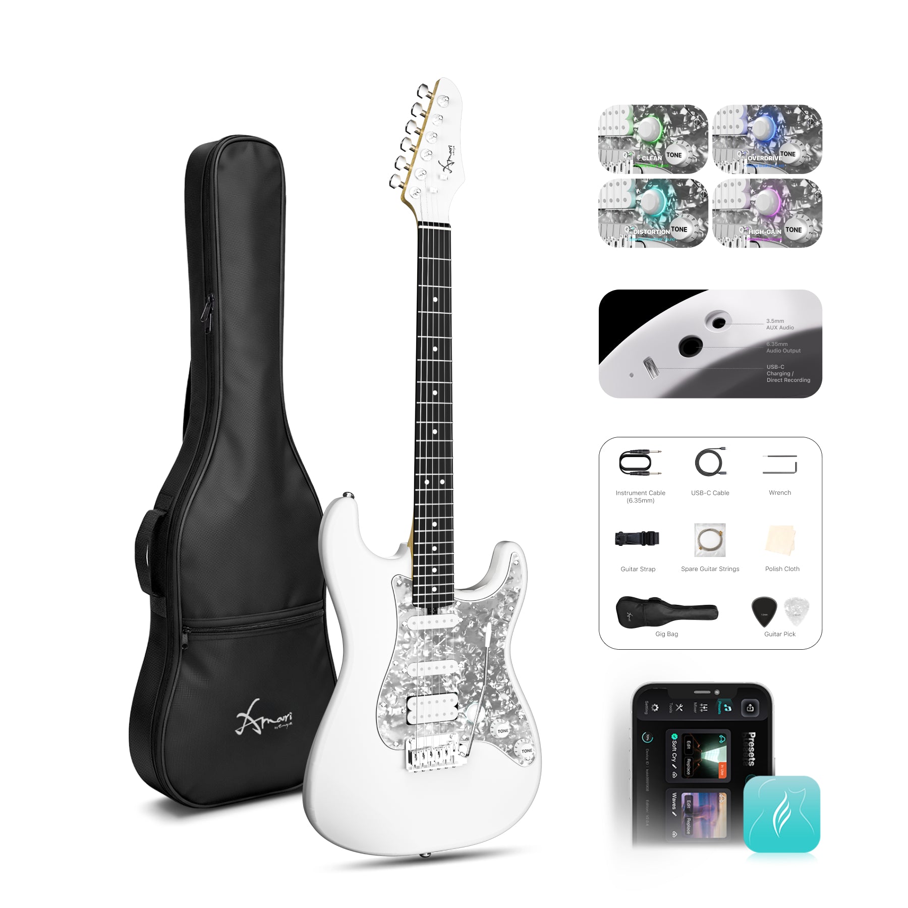 Đàn Guitar Enya Amari E-SP1 Basic