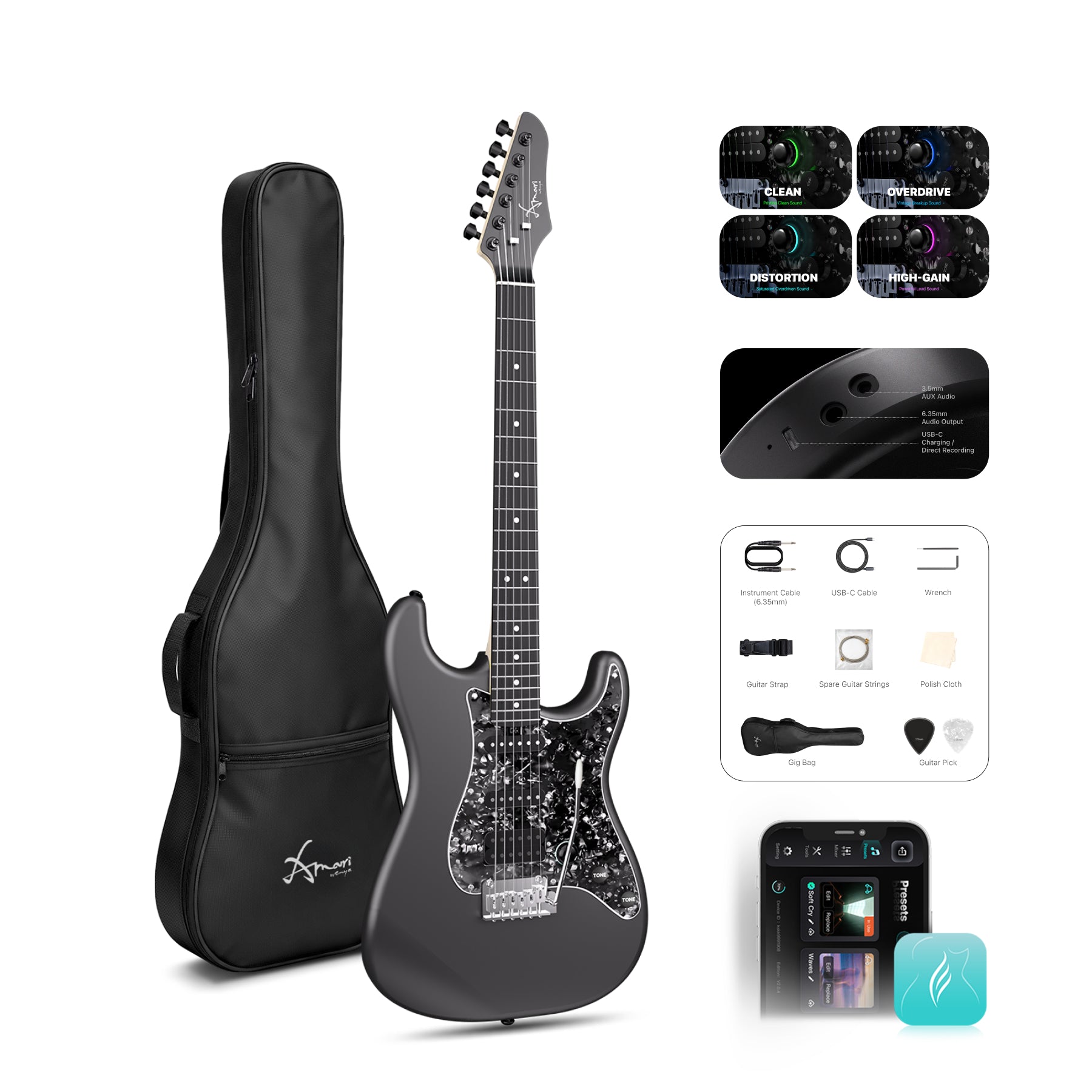Đàn Guitar Enya Amari E-SP1 Basic