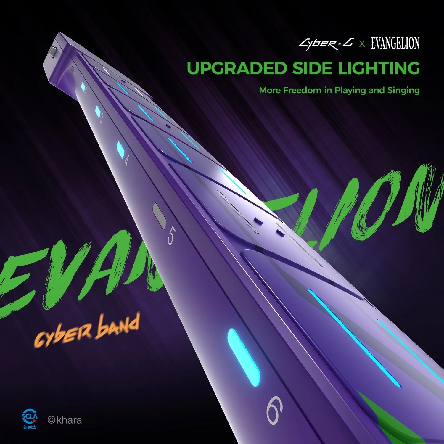 Đàn Guitar Enya Cyber G Keyboard - Eva