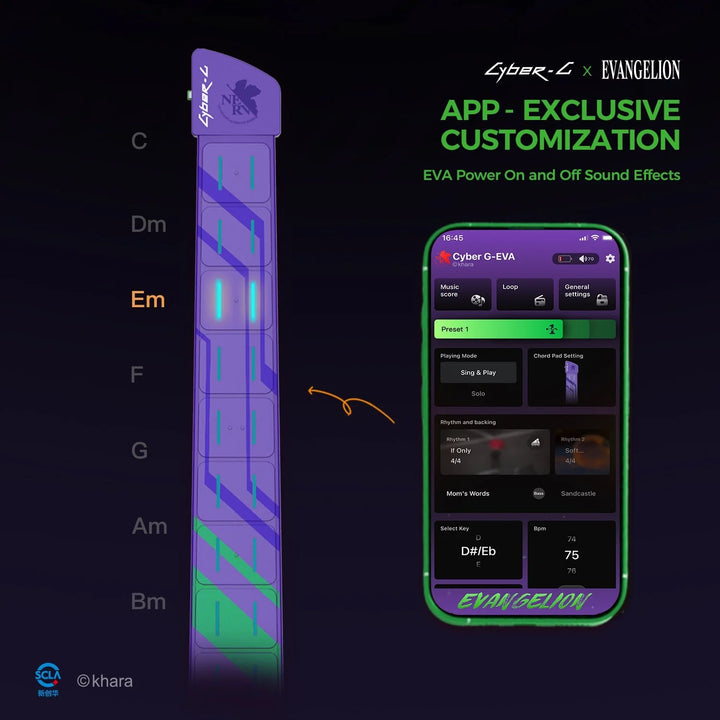 Đàn Guitar Enya Cyber G Keyboard - Eva