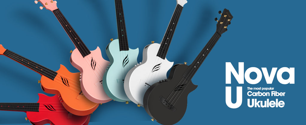 Đàn Ukulele Enya Nova U EQ AcousticPlus - Black