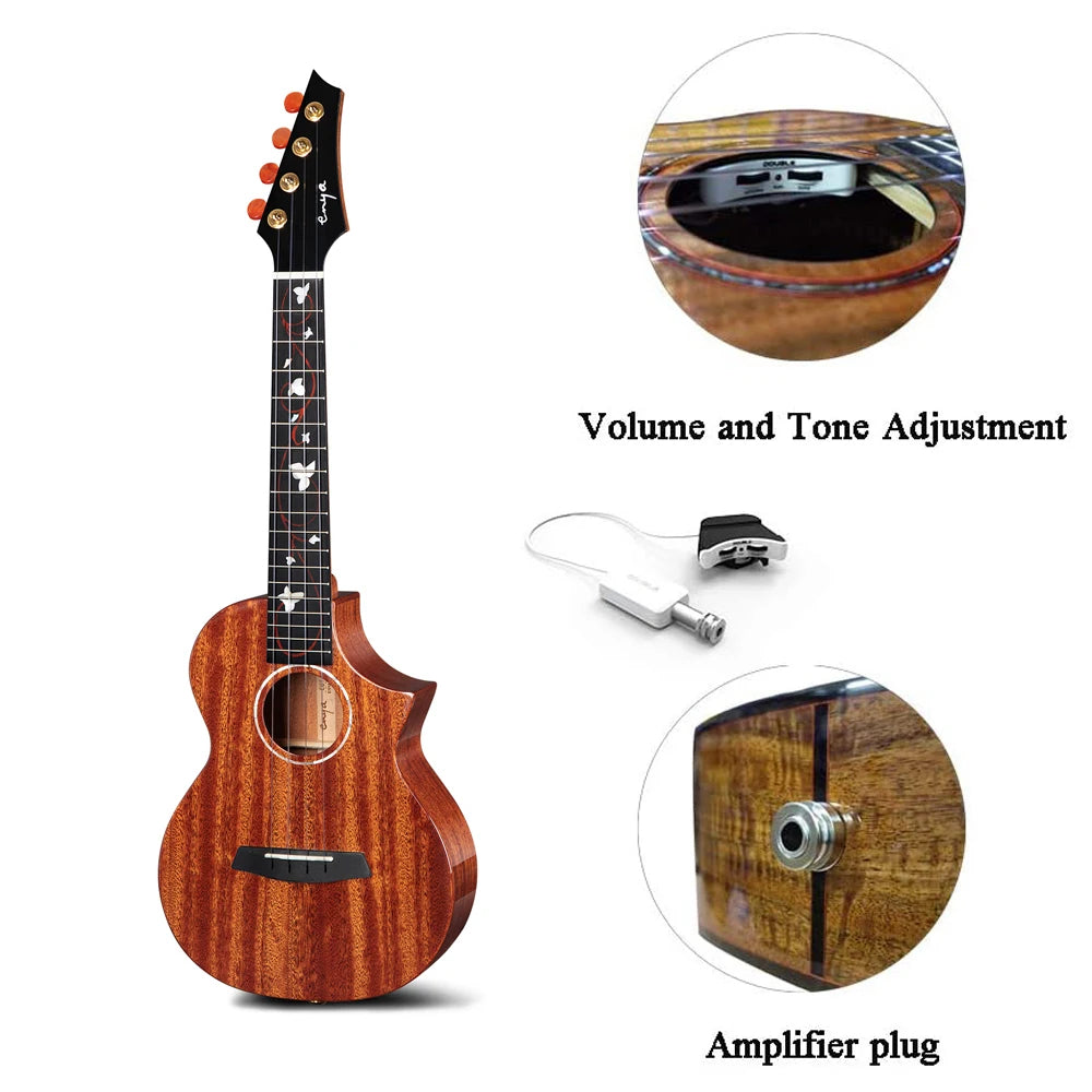 Đàn Ukulele Enya EUC M6 EQ - Natural
