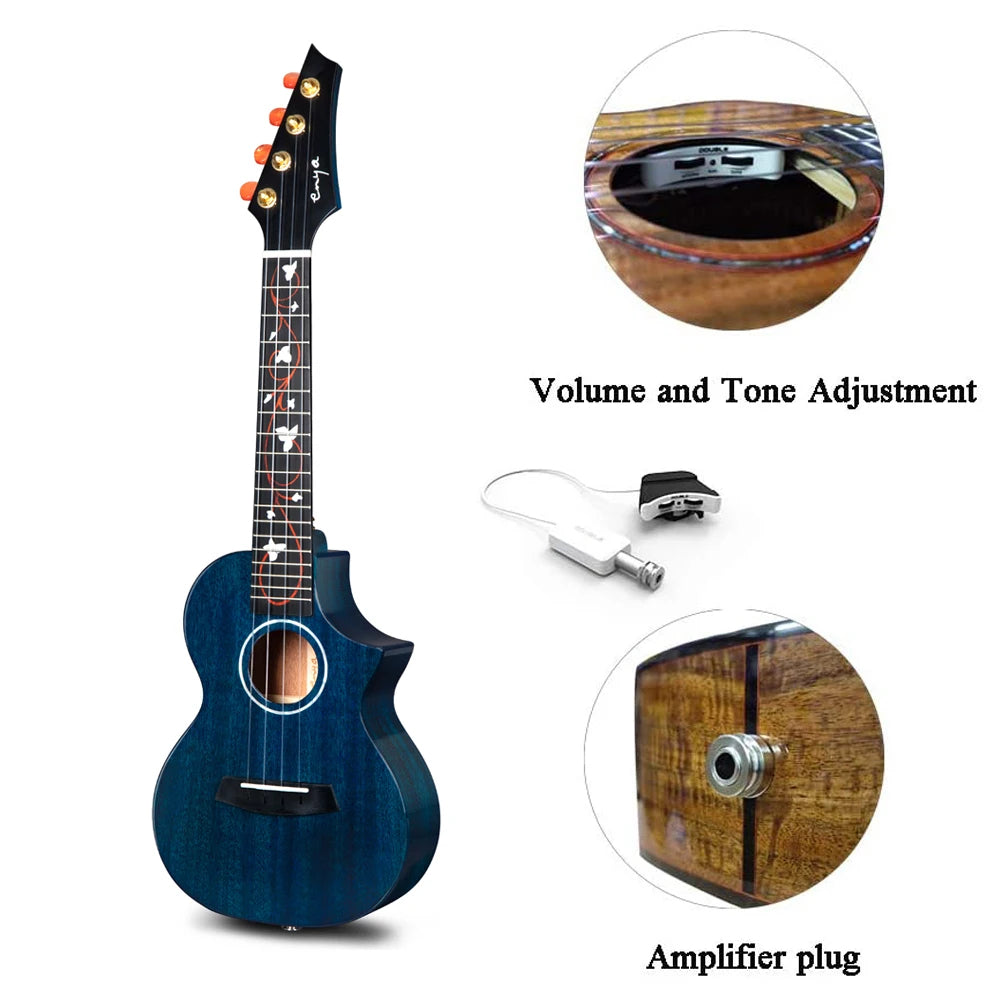 Đàn Ukulele Enya EUT M6 EQ - Blue