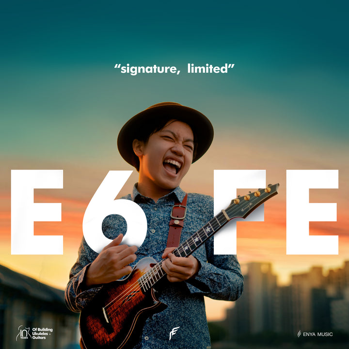 Đàn Ukulele Enya EUT E6 FE Koa EQ - Limited Edition