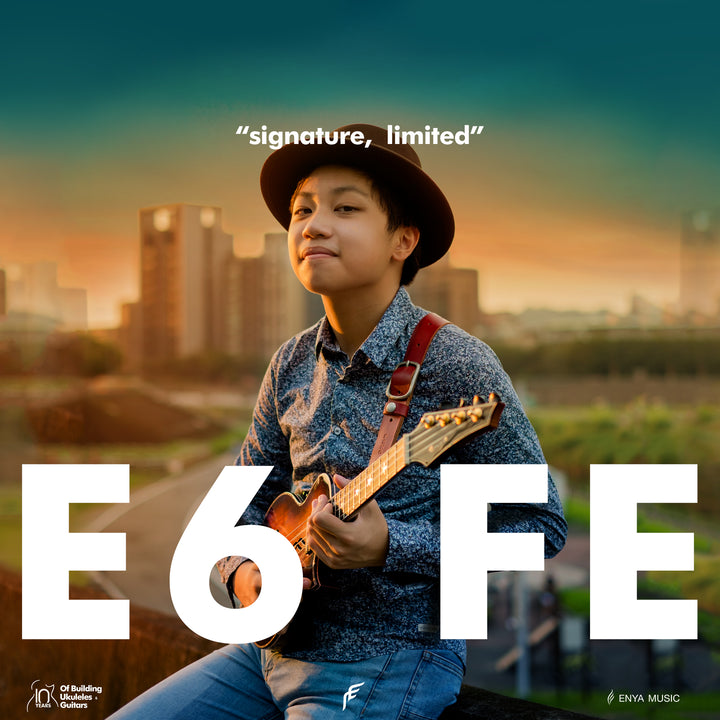 Đàn Ukulele Enya EUT E6 FE Koa EQ - Limited Edition