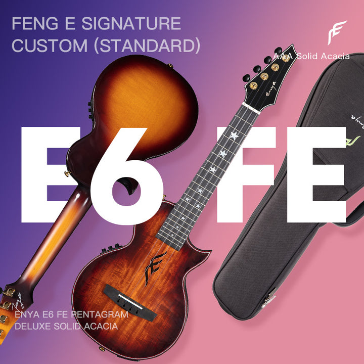 Đàn Ukulele Enya EUT E6 FE Acacia EQ AcousticPlus - Standard Edition