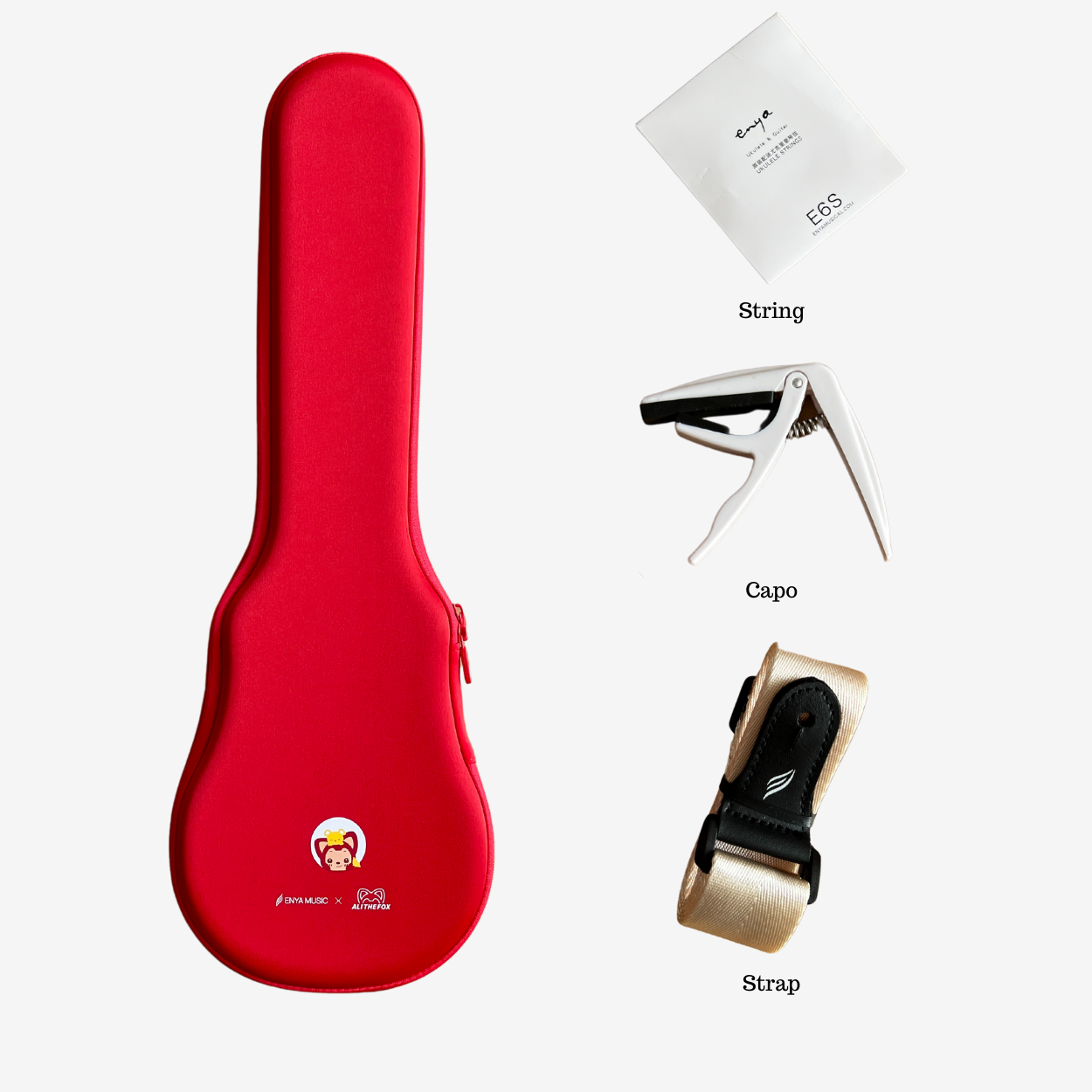Đàn Ukulele Enya Nova U - Ali Fox White