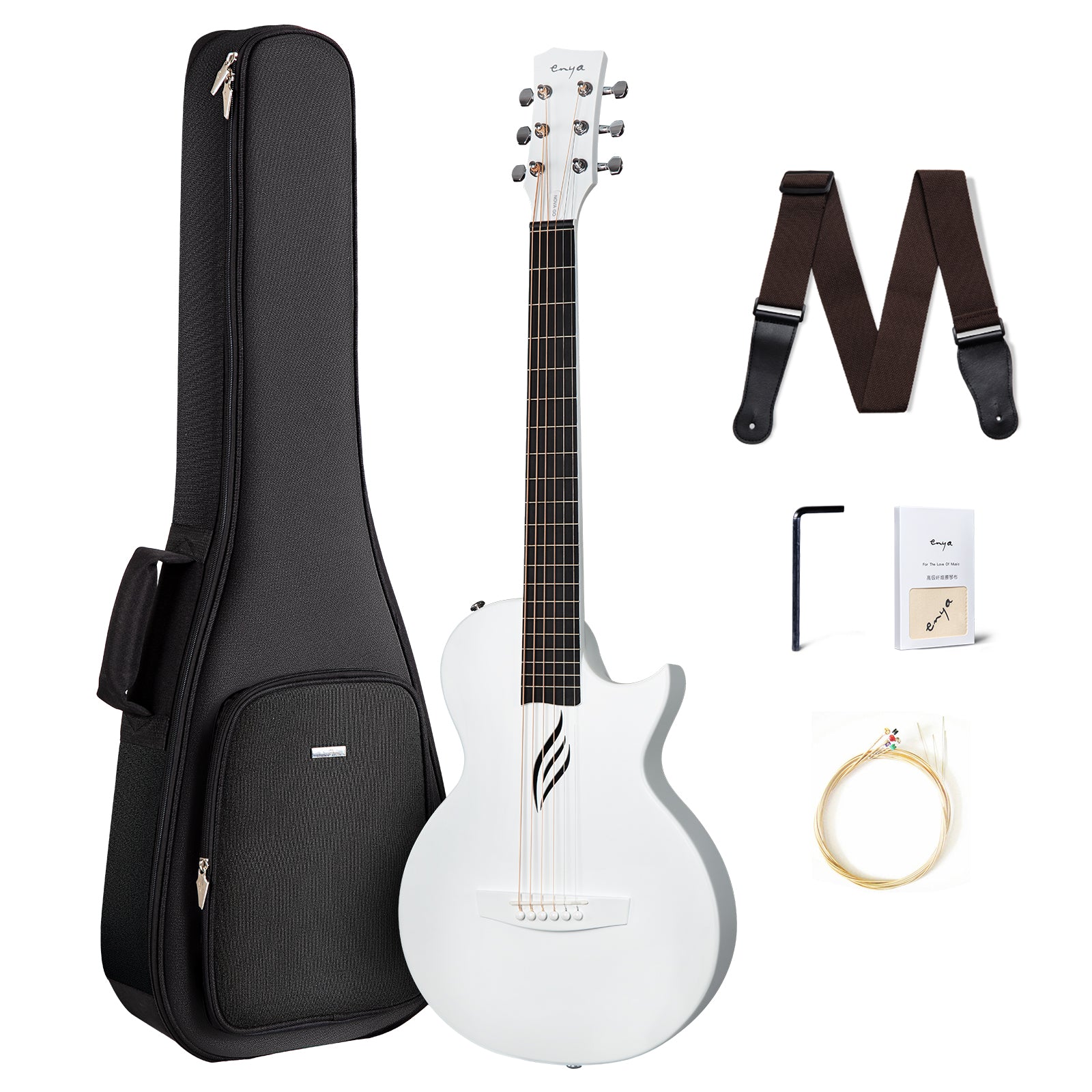 Đàn Guitar Enya Nova Go - White