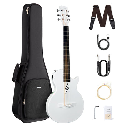 Đàn Guitar Enya Nova Go EQ SP1 AcousticPlus 2.0 - White