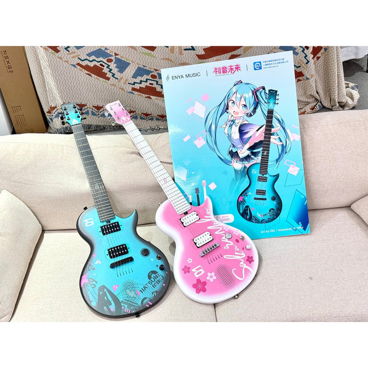 Đàn Guitar Enya Nova Go Sonic - Hatsune Miku Edition Blue