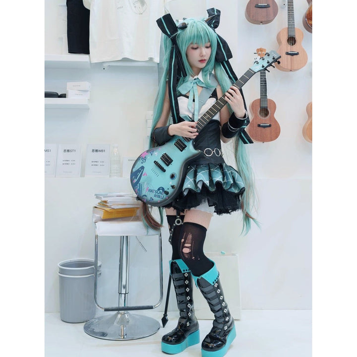 Đàn Guitar Enya Nova Go Sonic - Hatsune Miku Edition Blue