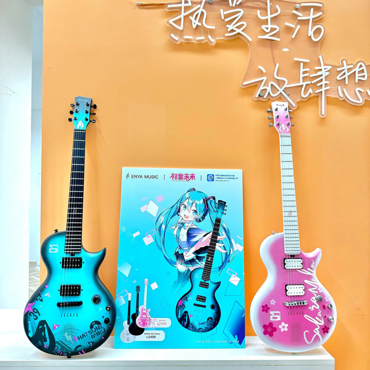 Đàn Guitar Enya Nova Go Sonic - Hatsune Miku Edition Blue