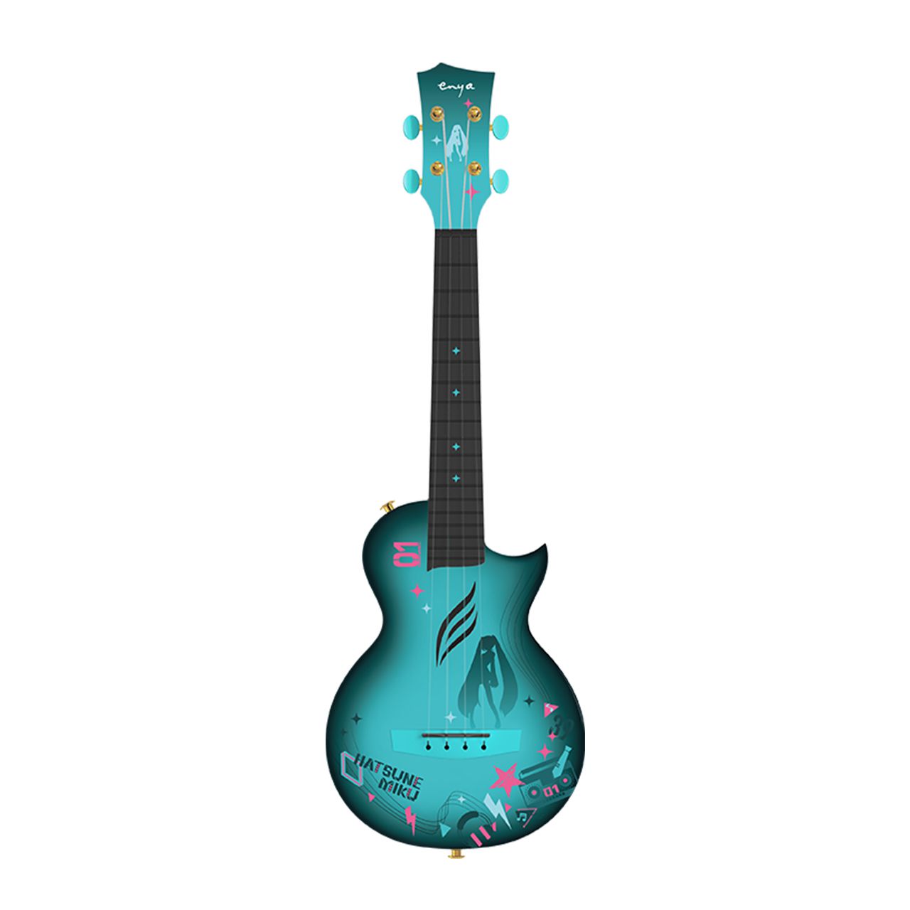 Đàn Ukulele Enya Nova U - Hatsune Miku Blue