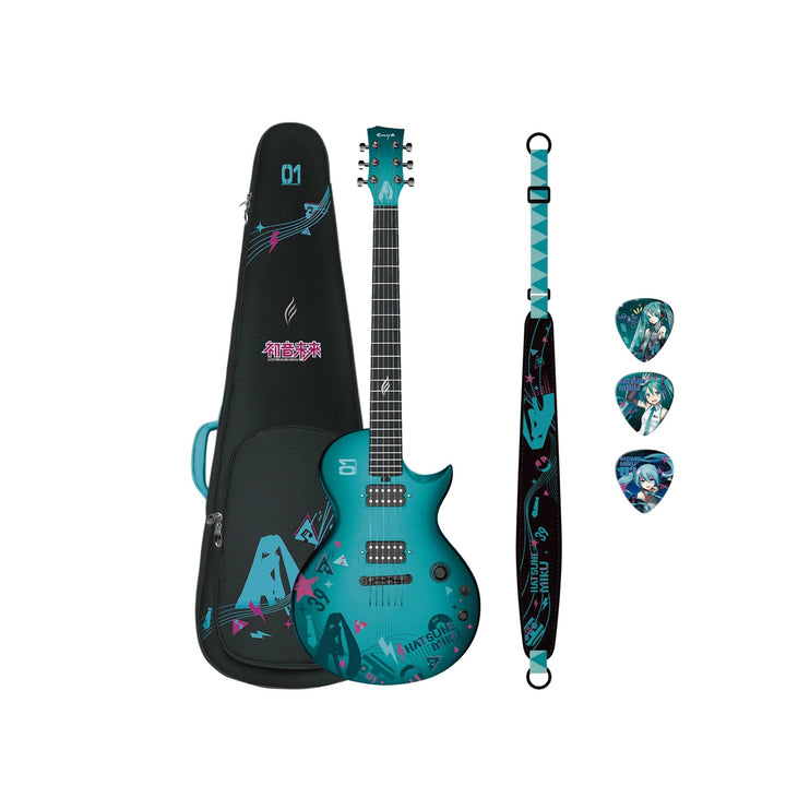 Đàn Guitar Enya Nova Go Sonic - Hatsune Miku Edition Blue