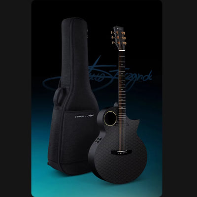 Đàn Guitar Enya X4 Pro Black Hole - Luca Stricagnoli
