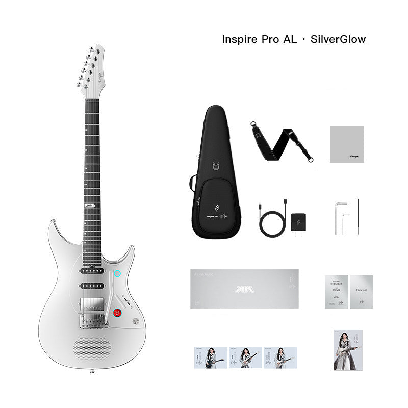 Đàn Guitar Enya Inspire Pro AL Silver Glow - Kelly Yu Wenwen