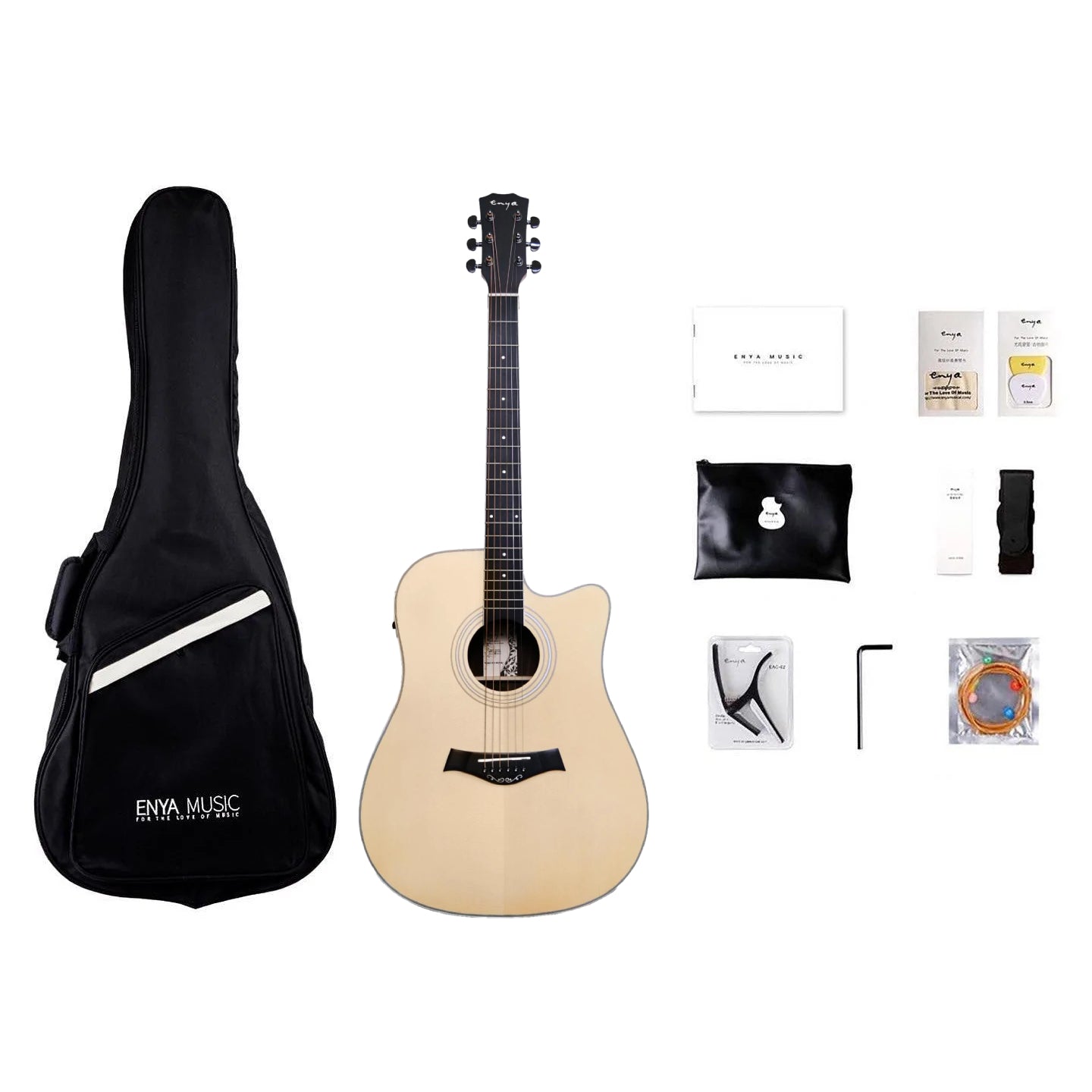 Đàn Guitar Enya 40 Dreadnought