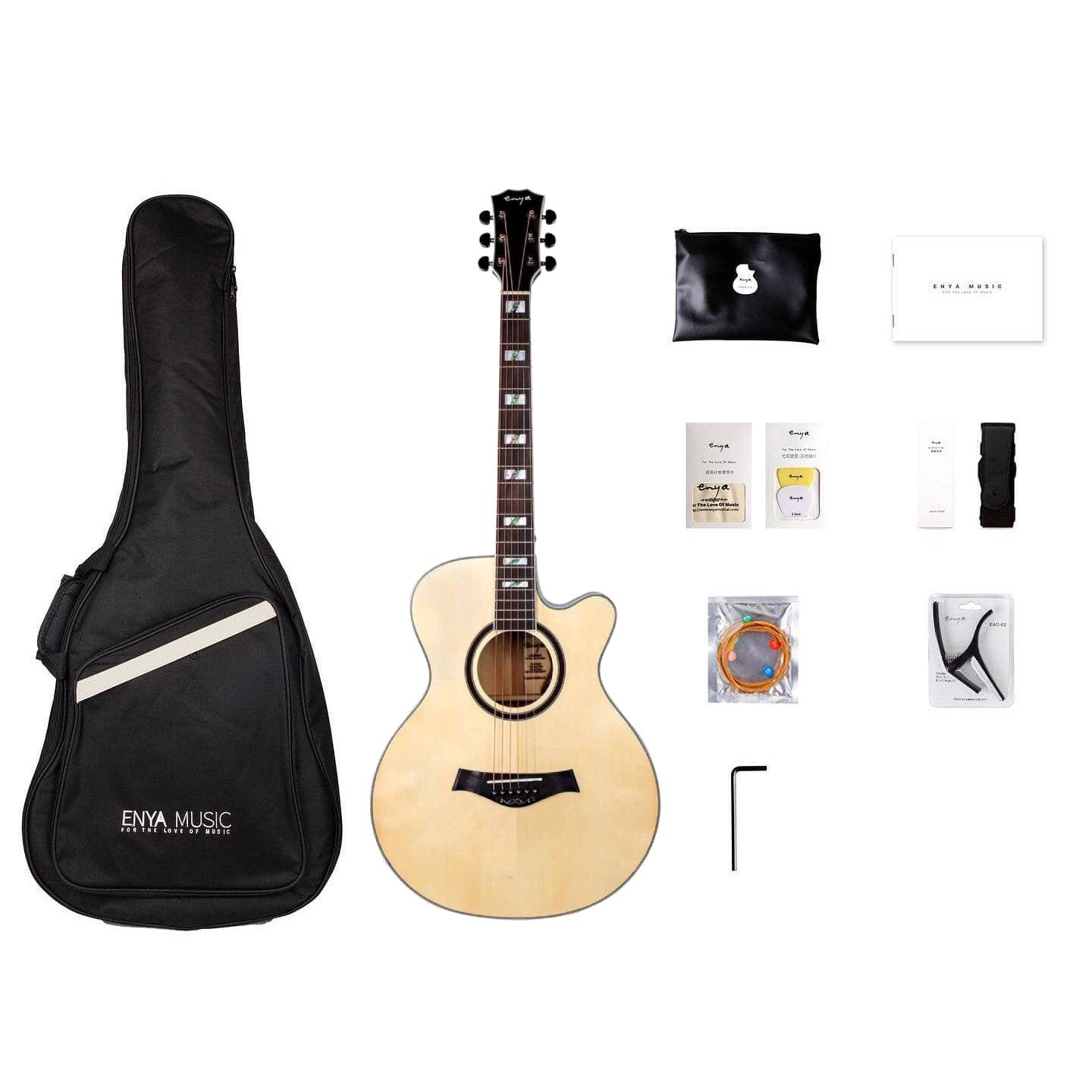 Đàn Guitar Enya EF 18 - Natural
