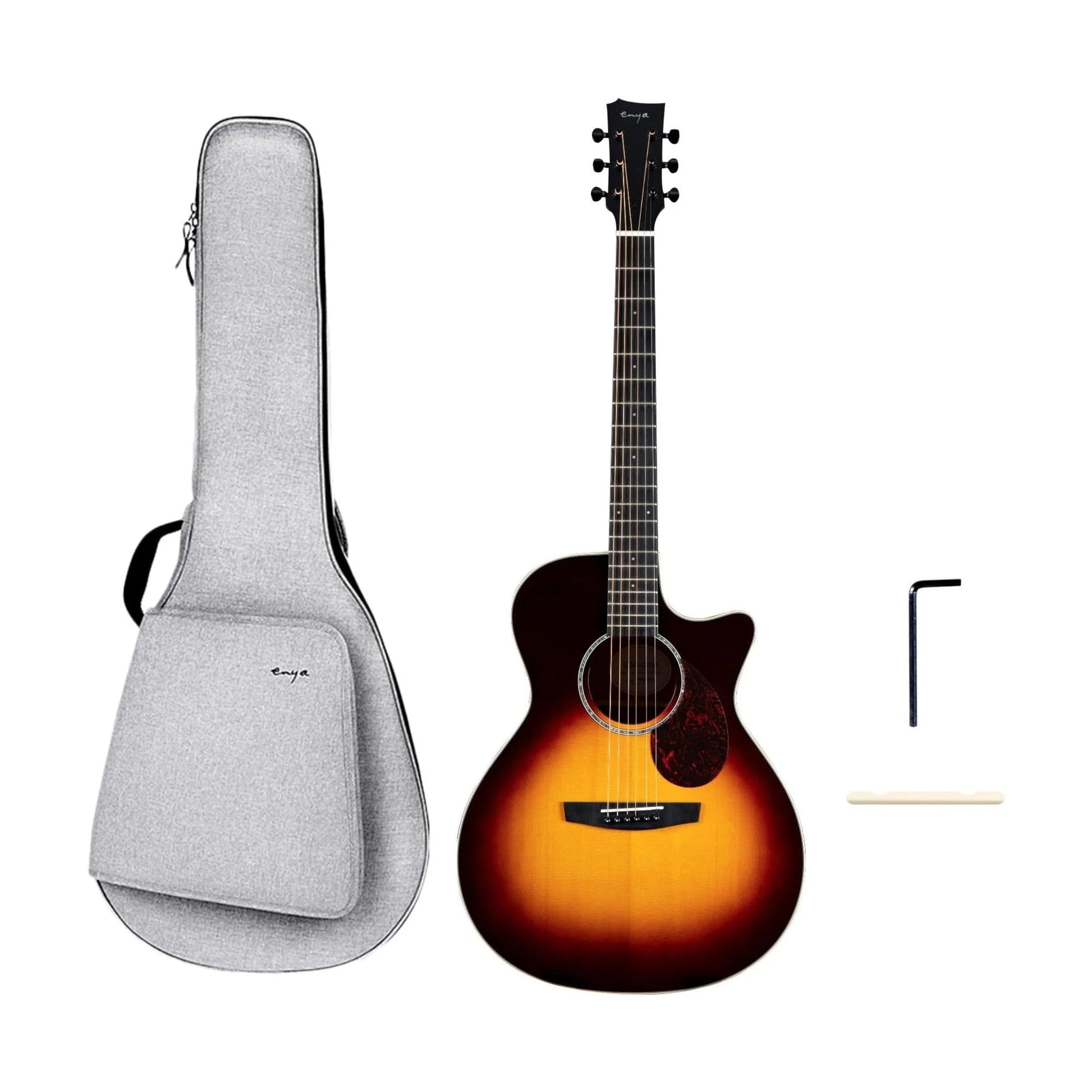 Đàn Guitar Enya EGA Q1M EQ AcousticPlus - Sunburst