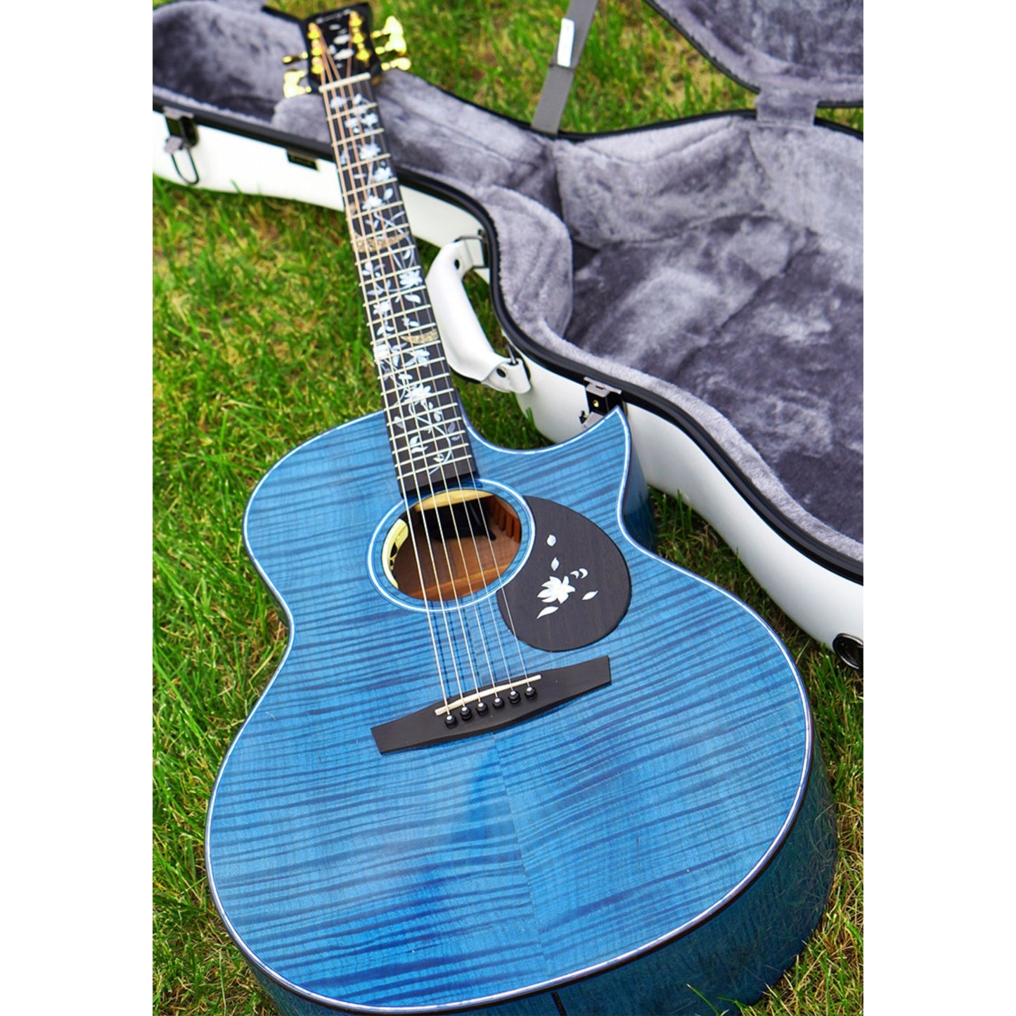 Đàn Guitar Enya Flowers Ocean Limited AJ EQ LR Baggs