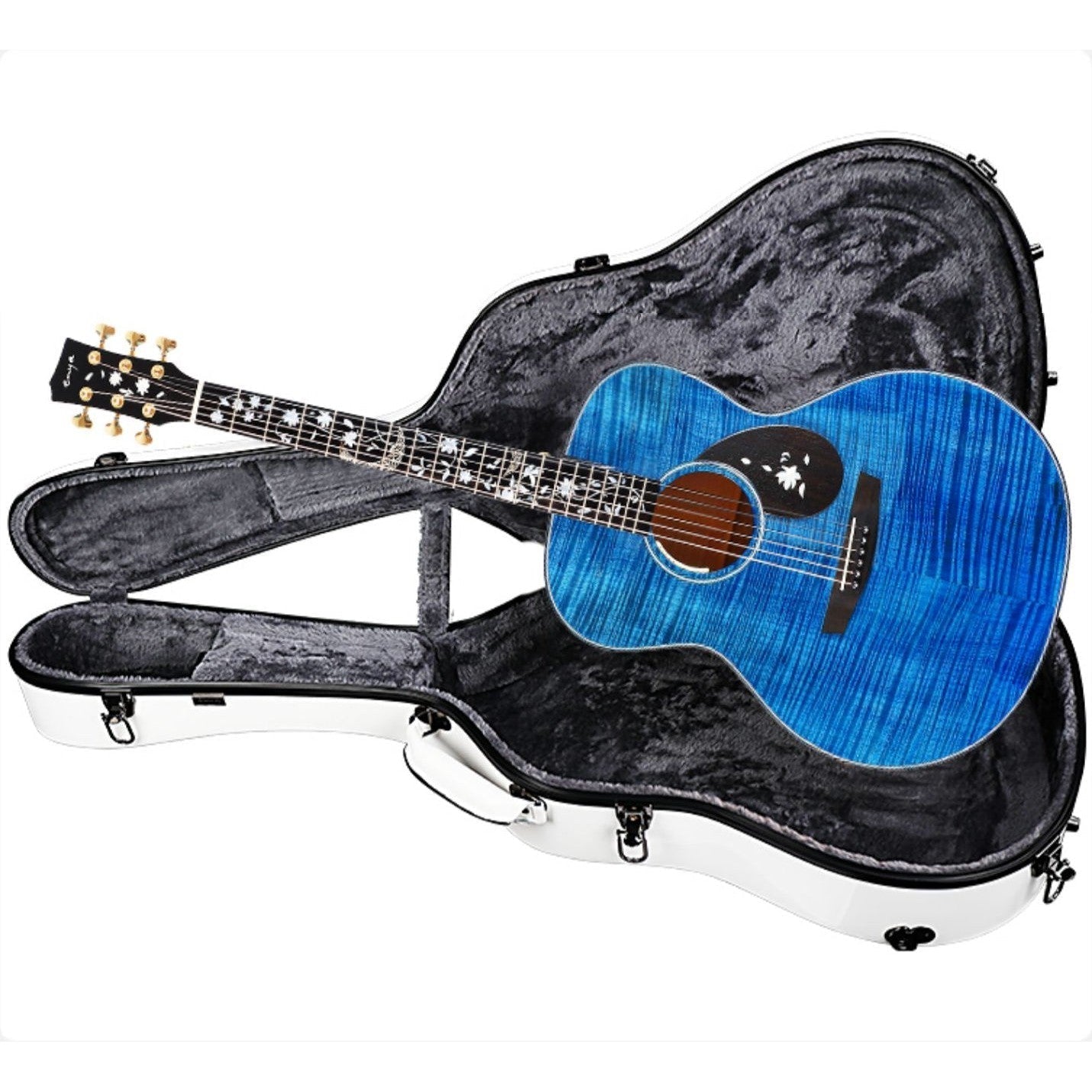 Đàn Guitar Enya Flowers Ocean Limited OM EQ LR Baggs