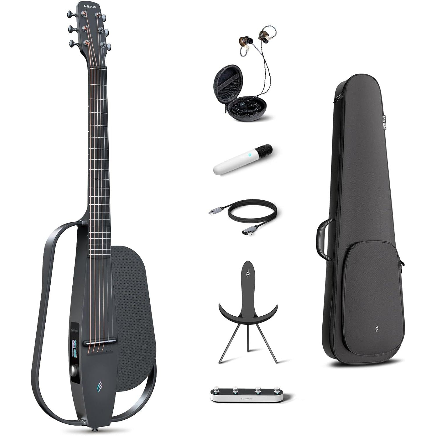 Đàn Guitar Enya Nexg 2 Deluxe - Black