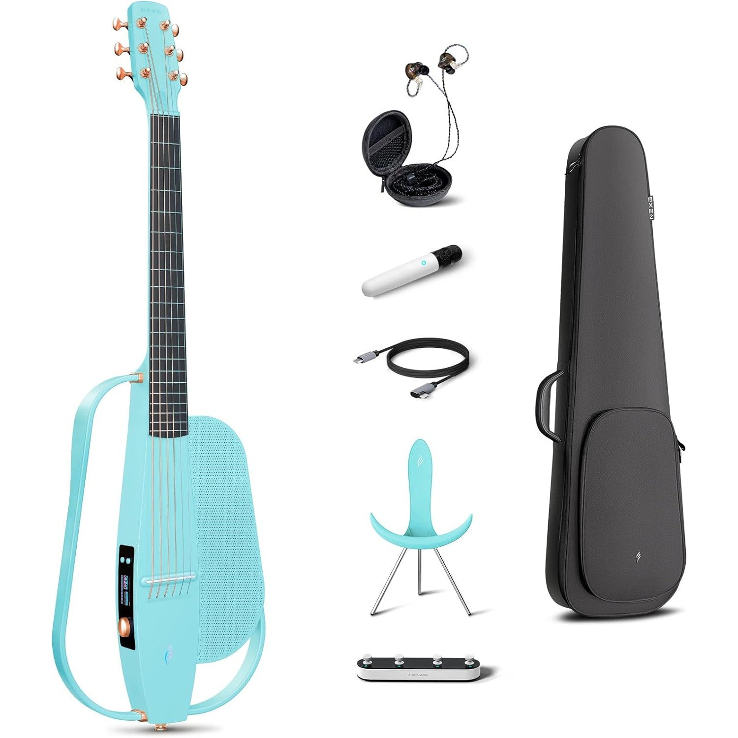 Đàn Guitar Enya Nexg 2 Deluxe - Light Blue