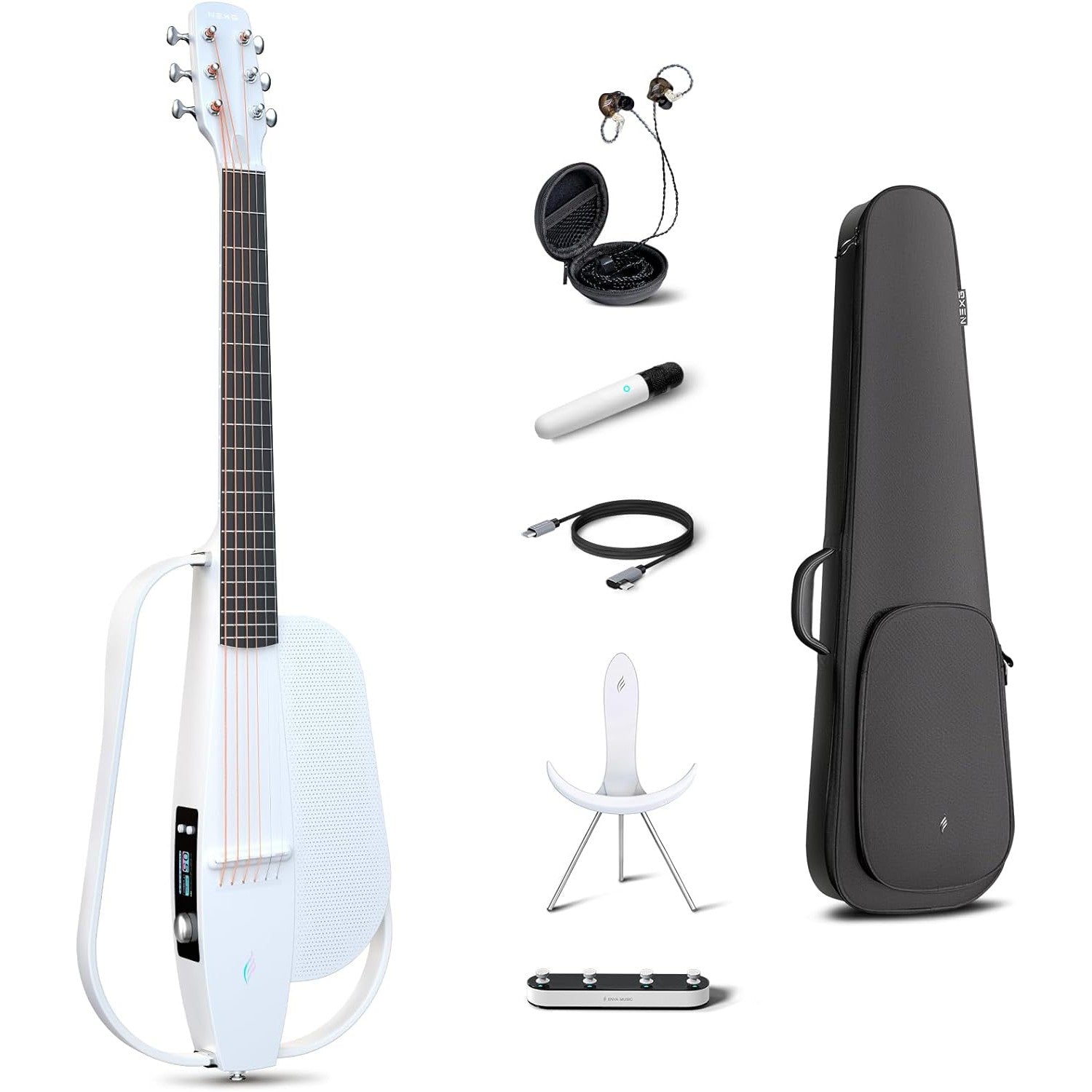 Đàn Guitar Enya Nexg 2 Deluxe - White