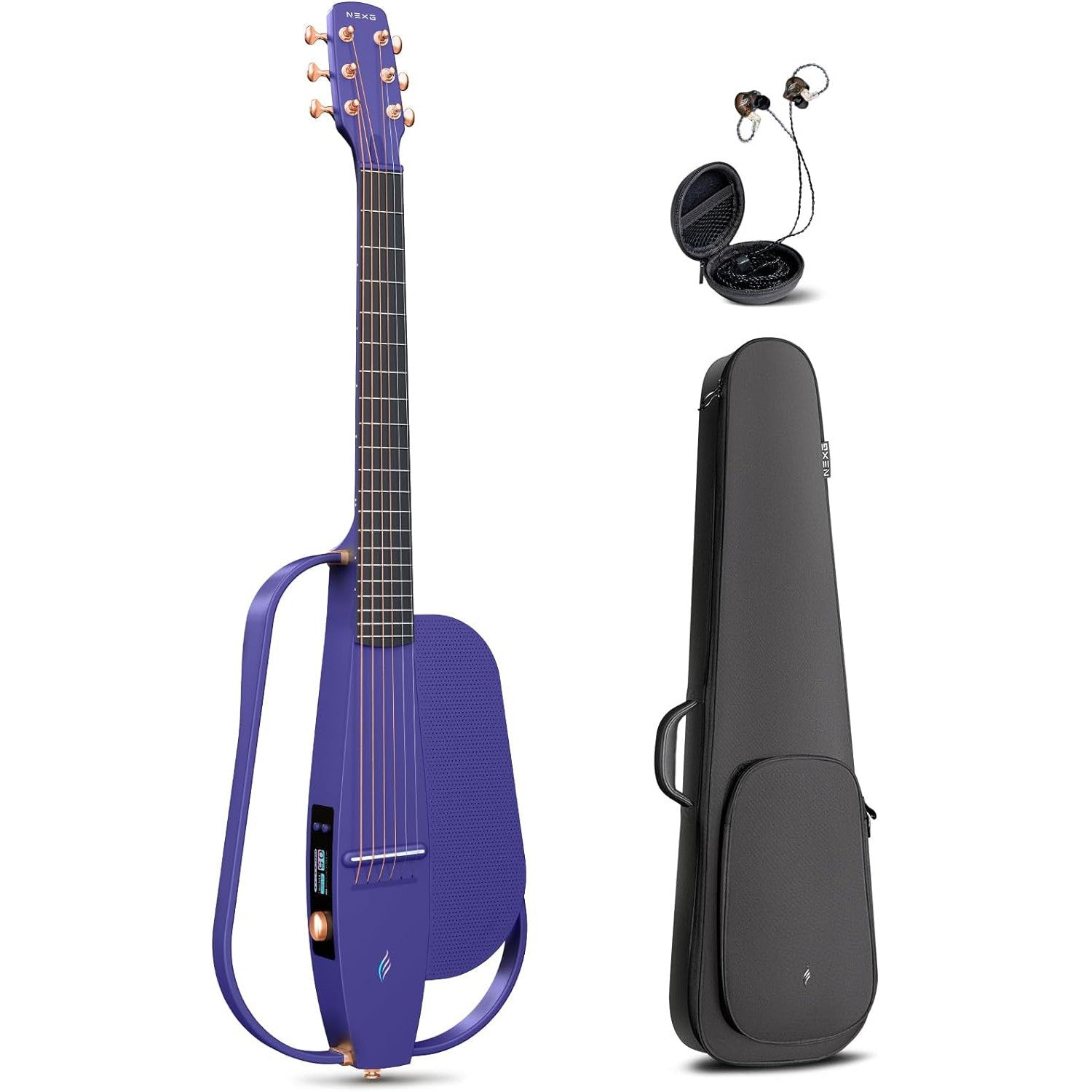 Đàn Guitar Enya Nexg 2 Silent - Blue Violet